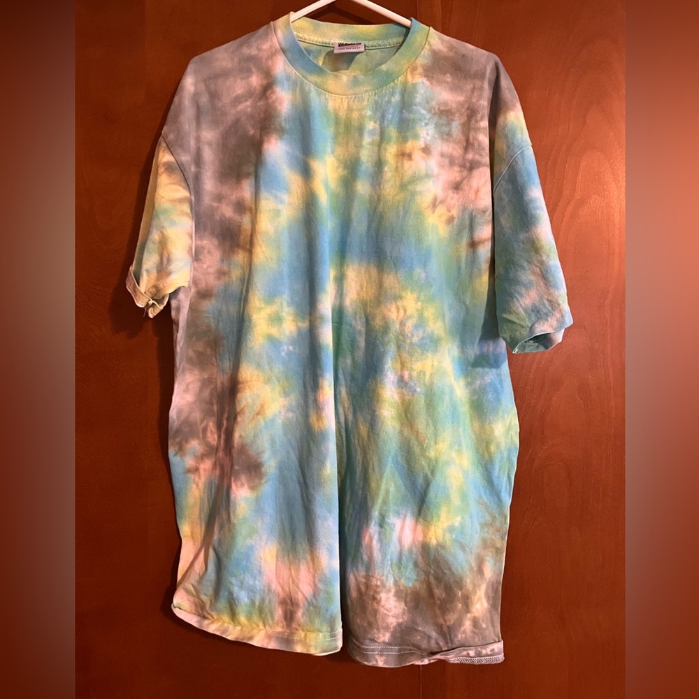 Multicolor Tie-Dye Men's Shirt
